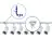 Ensemble complet Rail Monophasé Rail L 1 x 2 Mètre Blanc | incl. 7x Spot + GU10 2700K 3W Dimmable + Embout, Connecteur d’Alimentation et L -Connecteur
