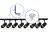 Ensemble complet Rail Monophasé Rail L 1,5 x 2 Mètre Noir | incl. 8x Spot + GU10 2700K 3W Dimmable + Embout, Connecteur d’Alimentation et L -Connecteur 