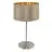 Eglo Lampe De Table Maserlo Acier Nickel Satiné | Convient pour E27