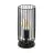 Eglo Lampe De Table Roccamena Acier Noir | Convient pour E27