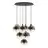 Eglo Suspension Luminaire Ariscani 1 Acier Noir | Convient pour 10x E27