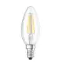 Osram Classic LED E14 Bougie Filament Claire 4.5W 470lm - 827 Blanc Très Chaud | Dimmable - Équivalent 40W