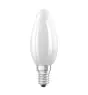 Osram Classic LED E14 Bougie Dépolie 4.8W 470lm - 827 Blanc Très Chaud | Dimmable - Équivalent 40W