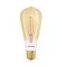 Ledvance Smart+ Zigbee E27 Edison Classic Filament Dorée 6W 680lm - 825 Blanc Très Chaud | Dimmable - Équivalent 50W