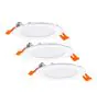 Ledvance Downlight LED Slim Set 3x8W 550lm - 830 Blanc Chaud | 120mm - Diamètre 105mm