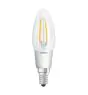 Osram Classic LED E14 Bougie Filament Claire 4.5W 470lm - 827 Blanc Très Chaud | Dimmable - Équivalent 40W