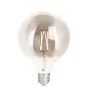 WIZ Smart Wifi E27 Globe Filament Smoke 125mm 6.5W 400lm - 820-850 Variable Blanc | Dimmable - Équivalent 35W
