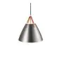 Nordlux Suspension luminaire Strap 36 E27 Argent - Métal | Max. 40W