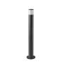 Philips LED Bollard BCP155 CoreLine Noir 13W 1000lm 135D - 830 Blanc Chaud | 100cm - IP65 - Asymétrique