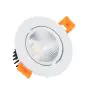 Downlight LED Ronde inclinable 7W 560lm 60D - 845 Blanc Froid | Diamètre 70mm - UGR <19