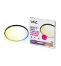 WiZ Smart LED Plafonnier SuperSlim Noir 16W 1300lm - 927-965 Variable Blanc | IP20 - Meilleur Rendu Des Couleurs - Wifi Dimmable