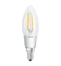 Osram Classic LED E14 Bougie Filament Claire 4.5W 470lm - 827 Blanc Très Chaud | Dimmable - Équivalent 40W