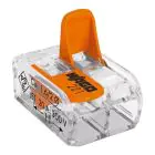 Wago 221-412 Bornes de raccordement à ressort Compact | 2 Câble connexion - Connecteur filaire