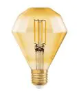 Osram Vintage 1906 LED E27 Poire Filament Dorée 4.5W 420lm - 825 Blanc Très Chaud | Équivalent 40W