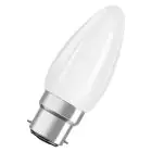 Osram Parathom Classic LED B22d Bougie Filament Dépolie 4.8W 470lm - 827 Blanc Très Chaud | Dimmable - Équivalent 40W