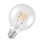 Osram Vintage 1906 LED E27 Globe Filament Claire Slim 4.8W 470lm - 827 Blanc Très Chaud | Dimmable - Équivalent 40W