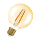 Osram Vintage 1906 LED E27 Globe Filament Dorée 7.2W 806lm - 824 Blanc Très Chaud | Équivalent 60W