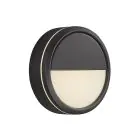 Nordlux Ava Smart Hublot LED Noir 9.5W 600lm 159D - 827 Blanc Très Chaud | Dimmable - IP54