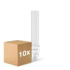 Lot 10x Noxion Lucent PL-S LED 4.3W 540lm - 830 Blanc Chaud | Équivalent 9W