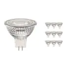 Lot 10x Noxion Spot LED GU5.3 MR16 7.8W 730lm 36D - 827 Blanc Très Chaud | Équivalent 50W