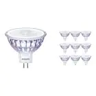 Lot 10x Philips Master Value LED Spot GU5.3 MR16 7.5W 660lm 36D - 940 Blanc Froid | Meilleur rendu des couleurs - Dimmable - Équivalent 50W