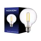 Noxion Lucent LED E27 Globe Filament Claire 95mm 7.3W 806lm - 827 Blanc Très Chaud | Équivalent 60W