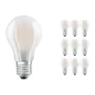Lot 10x Ledvance CLASSIC LED E27 Poire Filament Dépolie 6.5W 806lm - 840 Blanc Froid | Équivalent 60W