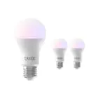 Lot 3x Calex Smart Tuya Wifi E27 Poire 8.5W 806lm - 822-840 Variable Blanc | RGBW - Dimmable - Équivalent 60W