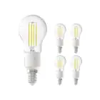 Lot 5x Calex Smart Tuya Wifi E14 Boule 4.5W 450lm - 818-830 Variable Blanc | Dimmable - Équivalent 40W 