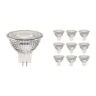Lot 10x Noxion Spot LED GU5.3 MR16 4W 345lm 36D - 827 Blanc Très Chaud | Équivalent 35W