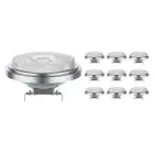 Lot 10x Noxion Lucent Spot LED G53 AR111 7.4W 450lm 40D - 930 Blanc Chaud | Meilleur rendu des couleurs - Dimmable - Équivalent 50W