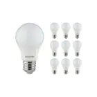 Lot 10x Noxion Lucent Classic LED E27 Poire Dépolie 8W 806lm - 930 Blanc Chaud | Meilleur Rendu Des Couleurs - Équivalent 60W