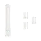 Lot 10x Ledvance Dulux-L LED 8W - 830 Blanc Chaud | Équivalent 18W
