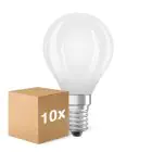 Lot 10x Ledvance Classic LED E14 Boule Filament Dépolie 5.9W 806lm - 827 Blanc Très Chaud | Dimmable - Équivalent 60W