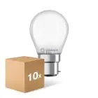Lot 10x Ledvance Classic LED B22d Poire Dépolie 4W 470lm - 827 Blanc Très Chaud | Équivalent 40W