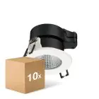 Lot 10x Philips Spot LED Claire Accent G2 RS061B 6W 500lm 36D - 830 Blanc Chaud | 80mm - Dimmable 
