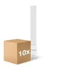Lot 10x Noxion Lucent PL-S LED 6W - 830 Blanc Chaud | Équivalent 11W