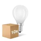 Lot 10x Ledvance Classic LED E14 Poire Filament Dépolie 4.8W 470lm - 827 Blanc Très Chaud | Dimmable - Équivalent 40W