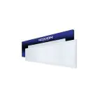 Noxion Panneau LED Delta Pro V3 Aluminium/Métal Blanc 30W 4070lm - 840 Blanc Froid | 120x30cm - UGR < 19 - Éclairage de secours 3 heures