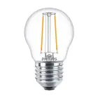 Philips Corepro LED Lustre E27 Boule Filament Claire 2W 250lm - 827 Blanc Très Chaud | Équivalent 25W