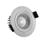 Noxion Spot LED Leda inclinable Aluminium 6W 400lm 36D - 927 Blanc Très Chaud | Diamètre 83mm - IP44 - Meilleur rendu des couleurs - Dimmable