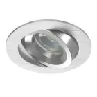 Noxion Encastré Spot Drome MR16 inclinable Aluminium | Diamètre 69mm - GU10 Culot
