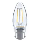 Sylvania ToLEDo B22 Bougie Filament Claire 4W 420lm - 827 Blanc Très Chaud | Équivalent 40W