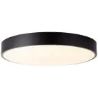 Brilliant Slimline Plafonnier Métal Plastique Noir Blanc 34W 3800lm - 830-865 CCT | 490mm - Télécommande Dimmable