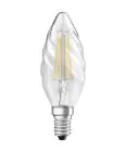 Ledvance Classic LED E14 Bougie Filament Claire 3.4W 470lm - 940 Cool white | Meilleur rendu des couleurs - Dimmable - Équivalent 40W