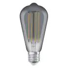 Ledvance Vintage 1906 LED E27 Edison Smoke 11W 500lm - 818 Blanc Très Chaud | Dimmable - Équivalent 42W
