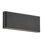 Nordlux Kniver Applique Murale Aluminium Noir 10W 800lm - 830 Blanc Chaud