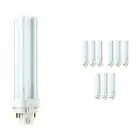 Lot 10x Philips MASTER PL-C 18W - 827 Blanc Très Chaud | 4 Pin