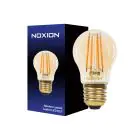 Noxion Lucent Lustre LED E27 Boule Filament Ambre 4.1W 350lm - 822 Blanc Très Chaud | Dimmable - Équivalent 32W