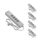 Lot 5x Calex Smart Tuya Wifi Multiprise + USB BE/FR